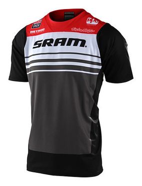 Troy Lee Designs Skyline SS Jersey, Formula SRAM, red/black