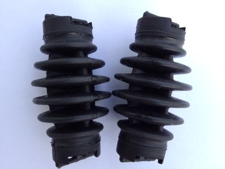 Weber Elastomerfederung schwarz für Kinderanhänger (VE:2 Stück)
