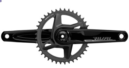 SRAM Kettenradgarnitur "Rival 1 AXS! 46 Zähne, 172,5 mm Kurbellänge
