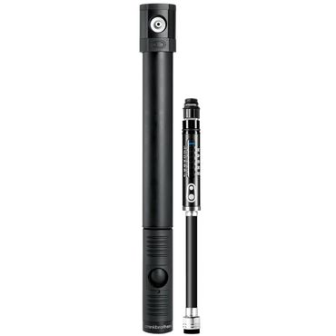 Crankbrothers Klic HV Handpumpe, analoges Manometer, inkl. Rahmenhalter