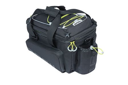 Basil Gepäckträgertasche "Miles XL Pro MIK", black lime