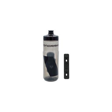 Fidlock Smoked Transparent 600 ml Flasche + Plastic Base (Komplettes Kit)