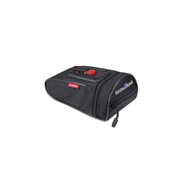 KLICKfix Micro 80 Plus Satteltasche mit  Abus Rahmenschloss-Adapterkette ACH IVY 6KS/130