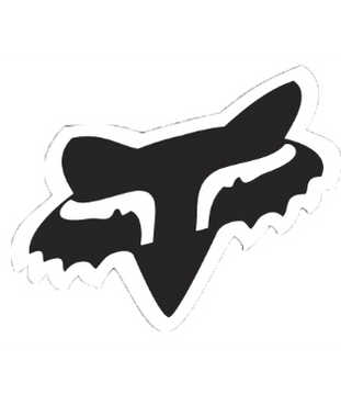 FOX HEAD - 4" Sticker