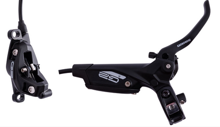 Scheibenbremse Sram G2 R hydr. hinten, matt-schwarz, Leitung 2000mm