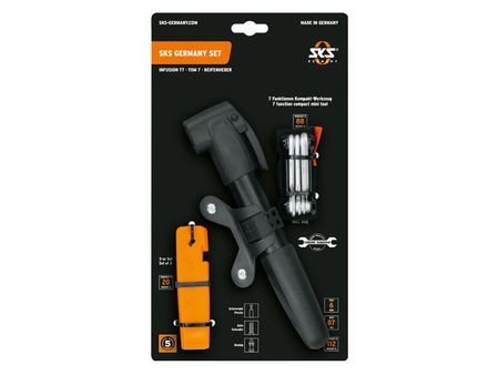 SKS Germany Set - Pumpe/Werkzeug/Reifenheber