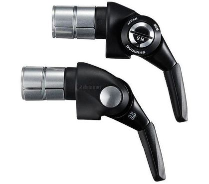 Shimano Lenkerendschalthebel SHIMANO DURA-ACE SL-BSR1 2x11,  Paar, 2x11-fach, Klemmkonus, Schwarz