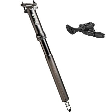 DT Swiss Vario-Sattelstütze D 232 ONE Carbon 60mm mit L1 Trigger Matchmaker und Reduzierhülse