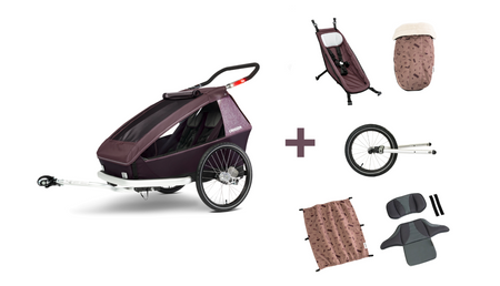 Croozer Kid Vaaya Allseason-Geschwister Vorteilspaket