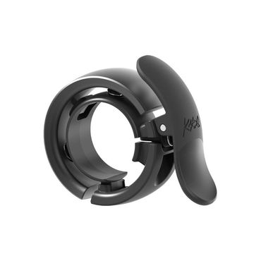 Knog Oi Prima Small Fahrradklingel, 22.2mm, anthracite/black Knog Oi Prima Small Fahrradklingel, 22.2mm, anthracite/black