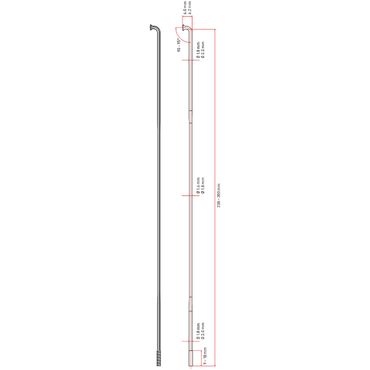 DT Swiss Speiche Competition 2.0 / 1.8
