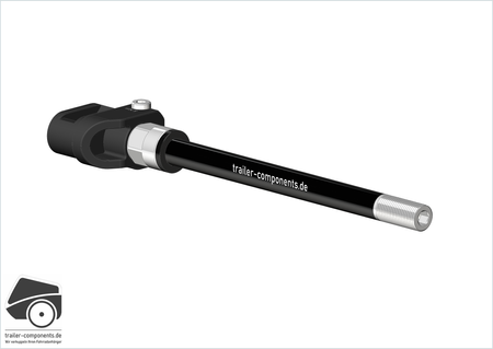 Protedac Steckachse mit Adapter M12x1.75 für BECCO System