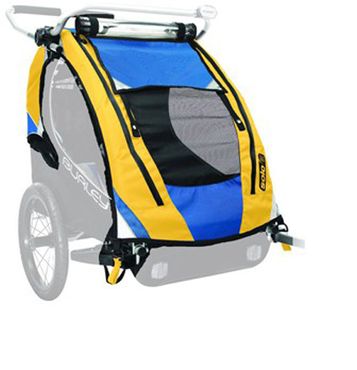 Verdeck für Burley Solo ST 2009 gelb/blau