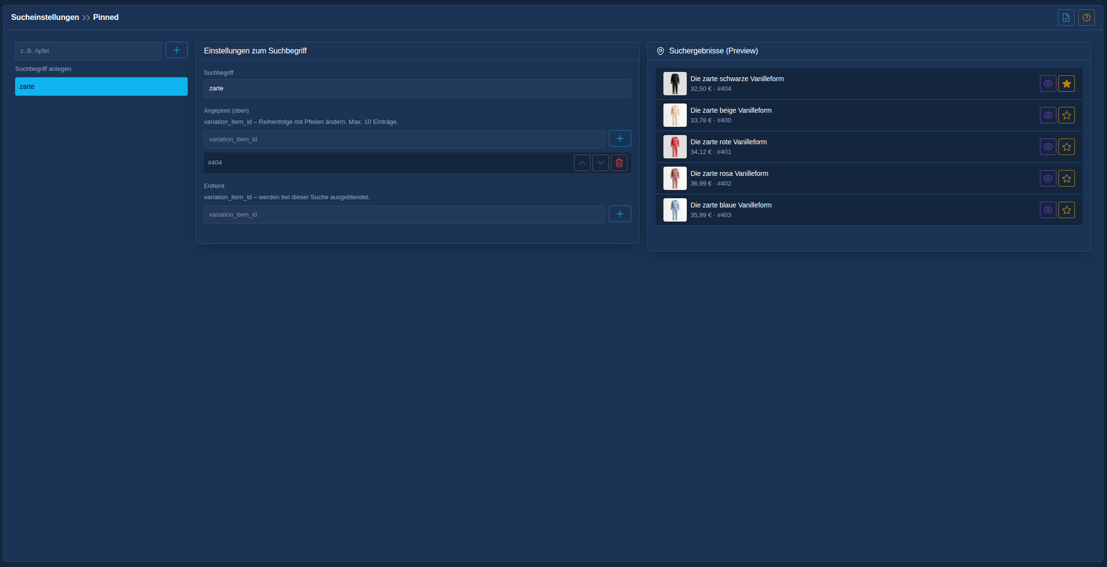 FINDLY Backend – Search Pinned