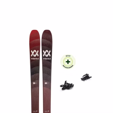 Völkl Tourenski Set mit Bindung und Felle Rise 84 LTD (22/23) + Alpinist 10 LT + Skins