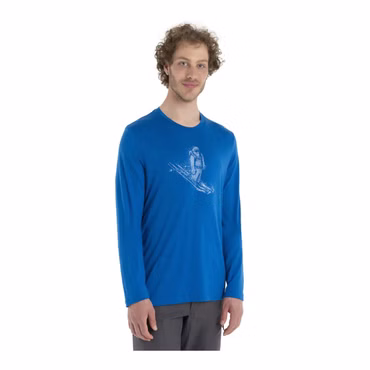 ICEBREAKER Tech Lite II Skiing Yeti – Herren-T-Shirt