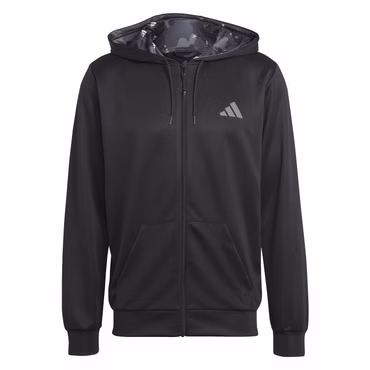 ADIDAS TR-ES+ BL FZ – HERREN-KAPUZENSWEATER