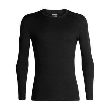 ICEBREAKER Herren Thermo-Langarmshirt mit Rundhalsausschnitt M 200 Oasis LS Crewe