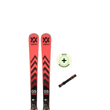 VÖLKL Racetiger GS MASTER (23/24) mit der Bindung Marker XCOMP 16 GW