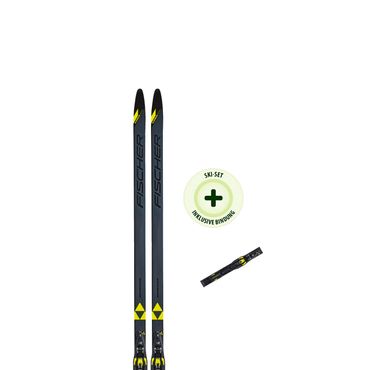 FISCHER Langlaufski Fitness SUPERLITE CROWN EF SET (23/24) mit der Bindung CONTROL Step-IN IFP