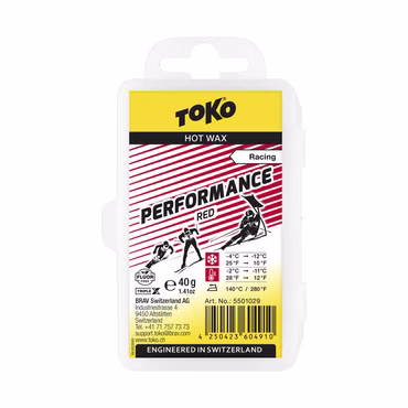 TOKO Heißwax Performance red 40g