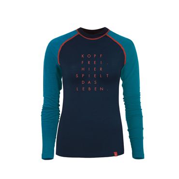 EIN SCHÖNER FLECK ERDE Damen LANGARM-SHIRT MERINO KOPF FREI