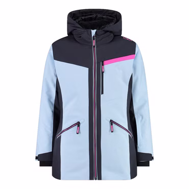 CMP Mädchen Skijacke LONG JACKET FIX HOOD