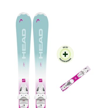 HEAD Mädchen Allmountainski Joy Easy (24/25) mit der Bindung JRS 7.5 GW CA