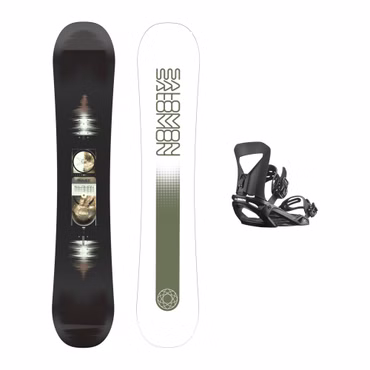 SALOMON Herren Snowboard SET PULSE (24/25) mit der Bindung PACT BLACK