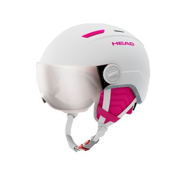HEAD Mädchen Skihelm MAJA Visor white
