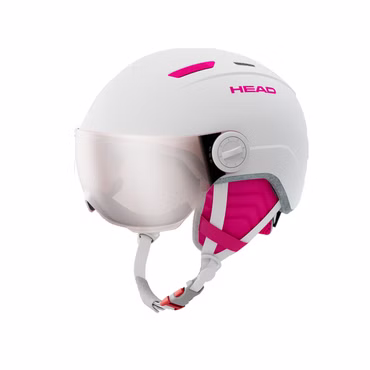 HEAD Mädchen Skihelm MAJA Visor white