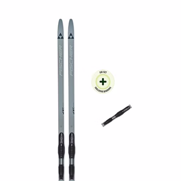 FISCHER Langlaufski FIBRE CROWN EF MOUNTED (24/25) mit der Bindung Nordic Tour Step-In IFP 
