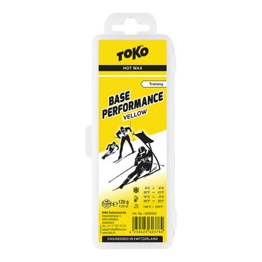 TOKO HydroCarbon-Wax für Trainingseinsätze Base Performance Yellow 120g