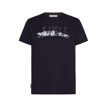 ICEBREAKER Merino 150 Tech Lite SS Tee The Peaks – Herren-Funktionsunterhemd