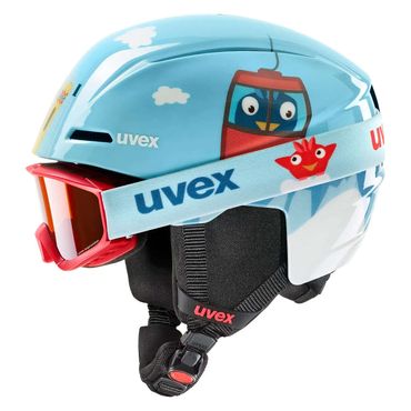 uvex viti set – Skihelm und Brille für Kinder unisex