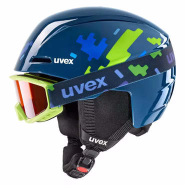 uvex viti set – Skihelm und Brille für Kinder unisex