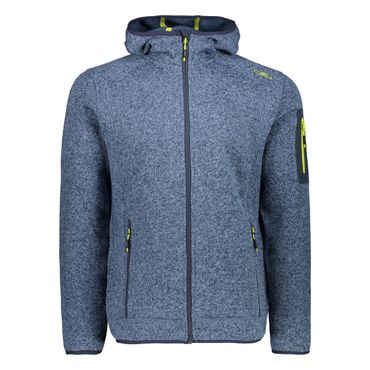 CMP Man Jacket Fix Hood, Fleece Jacke Herren