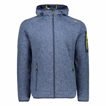 CMP Man Jacket Fix Hood, Fleece Jacke Herren