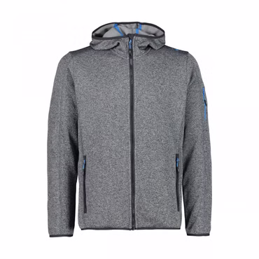 CMP Man Jacket Fix Hood, Fleece Jacke Herren