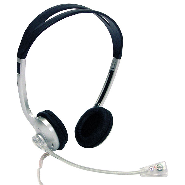 Stereo headset microphone & headphone