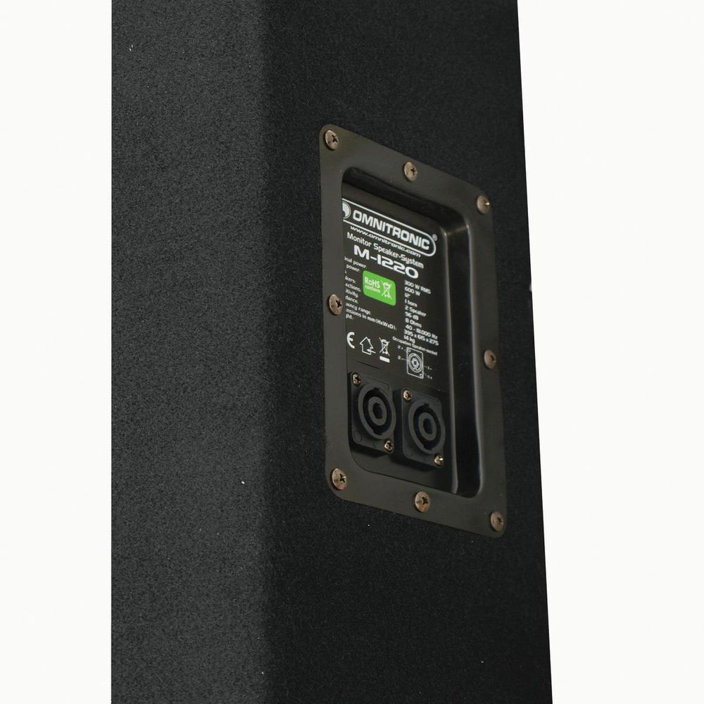 600 Watt DJ PA Lautsprecher 2-Wege OMNITRONIC M-1220 – Bild 2