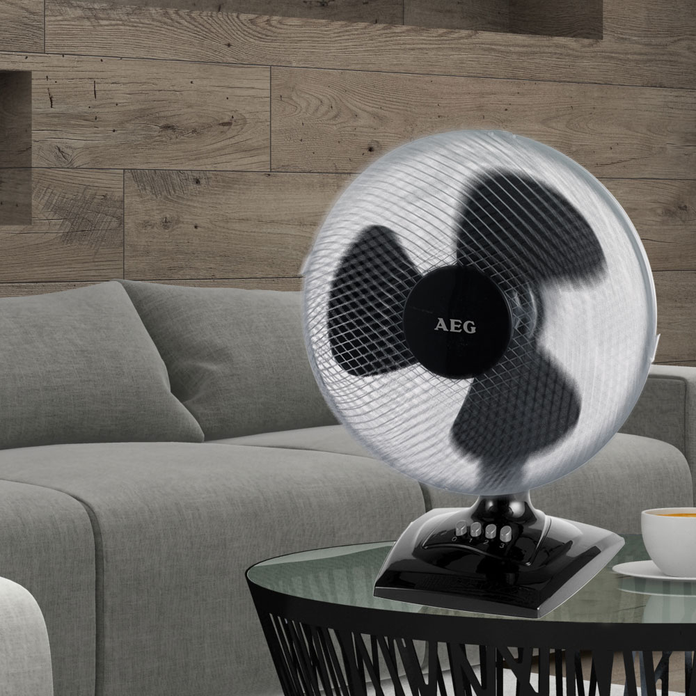 Tisch & Wand Ventilator Gebläse Windmaschine Oszillierend AEG VL 5529 – Bild 3