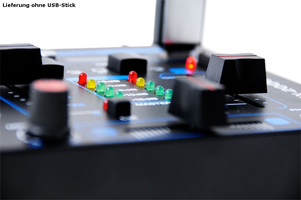 DJ Set mit Endstufe Boxen Mixer und Mikrofon DJ-170 – Bild 9