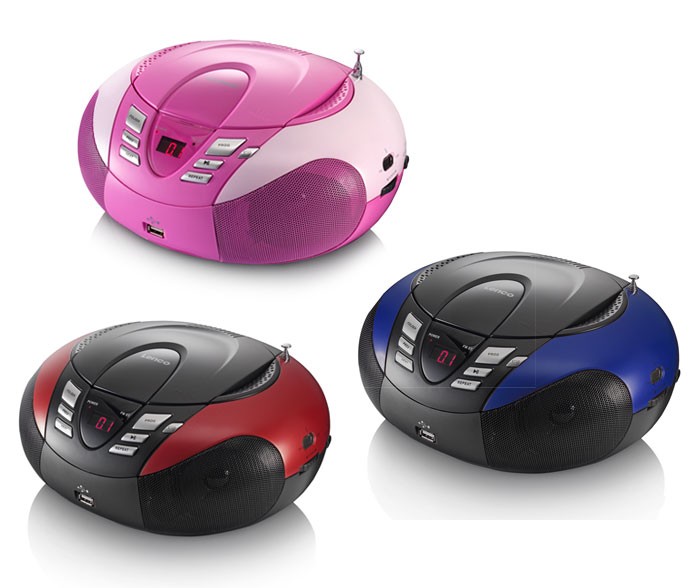 Tragbarer CD-Player mit Radio MP3/WMA-Player und USB – Bild 4