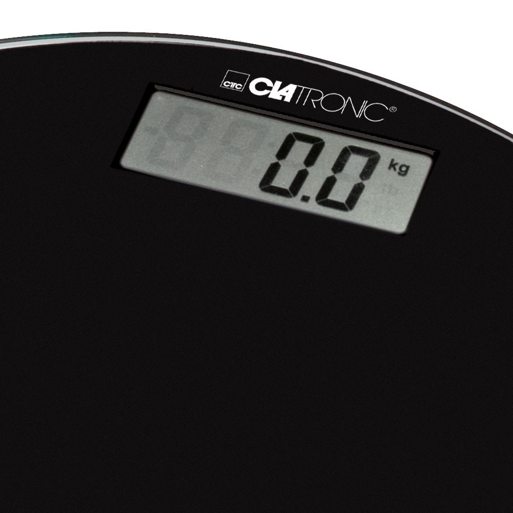 Personenwaage Waage Glasoberfläche LCD Display Batteriebetrieb Clatronic PW 3369 – Bild 2
