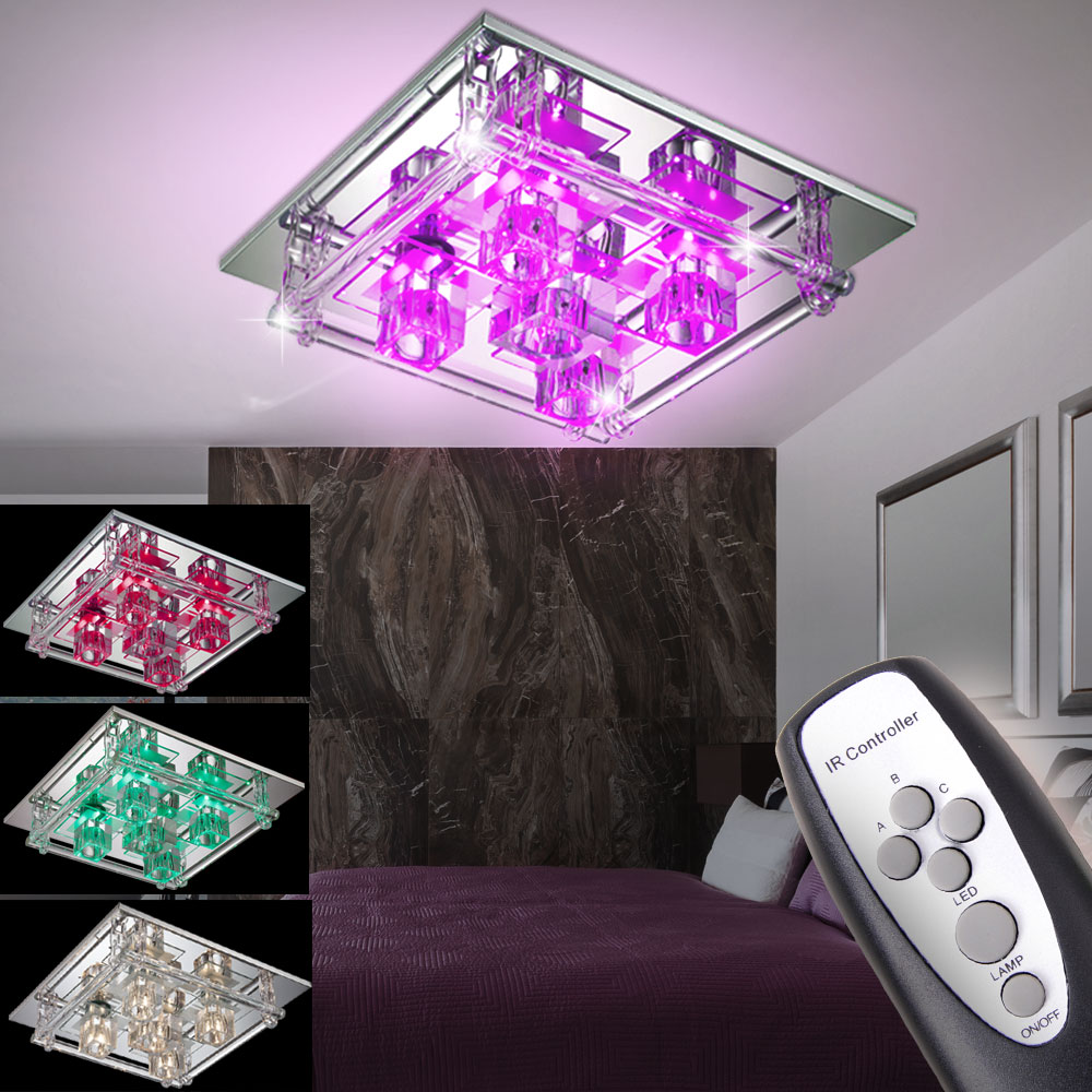 Deckenleuchte mit LED Effekt und Fernbedienung – Bild 3