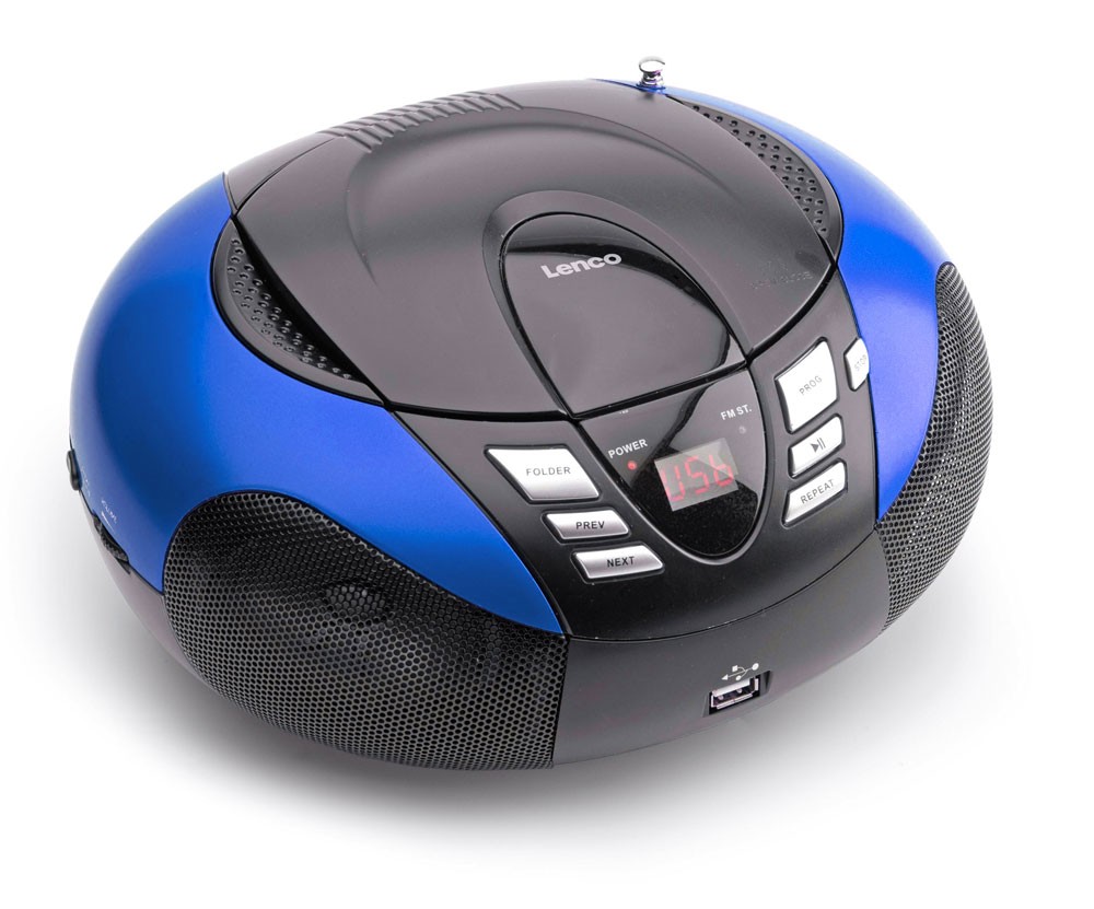 Tragbarer CD/MP3-Player mit Radio USB und LED Display SCD-37 – Bild 1
