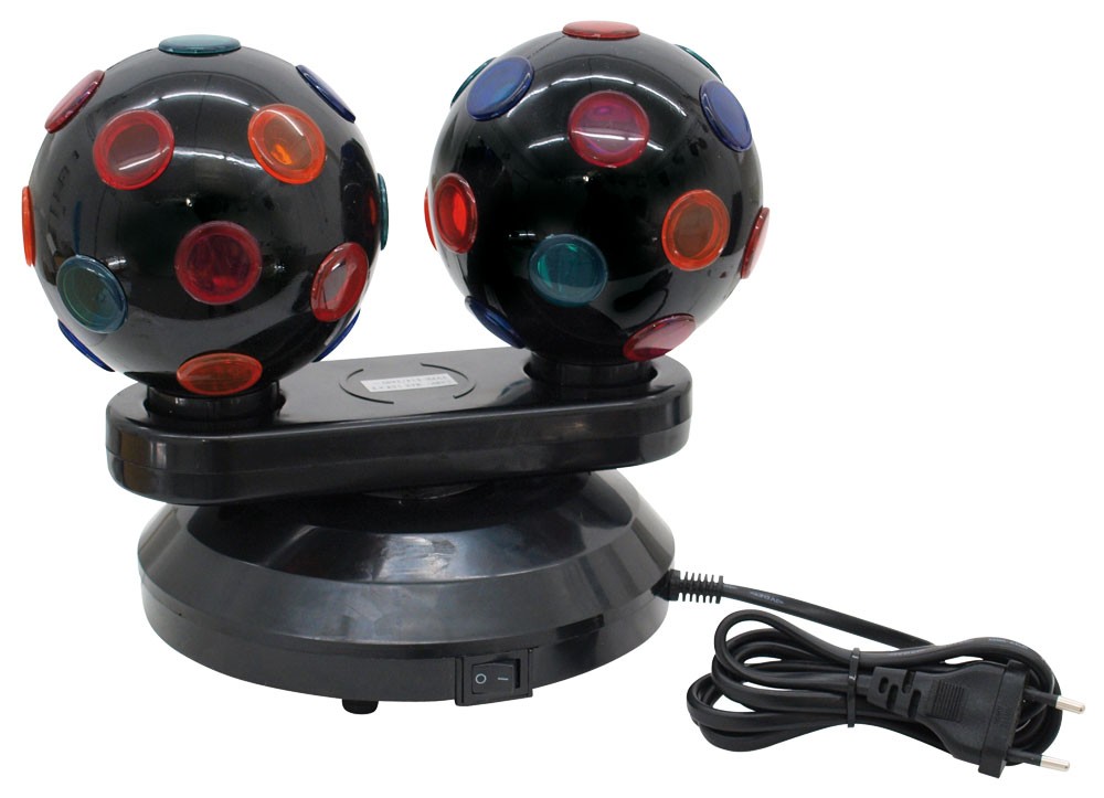 Strahleneffekt Mini Double Ball Lampe Licht Lichteffekte – Bild 4