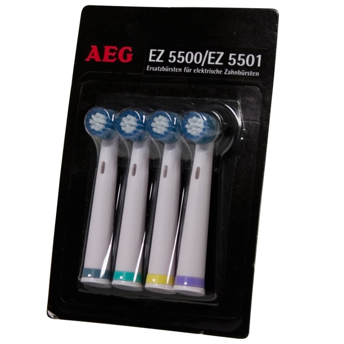 Ersatzzahnbürsten für AEG EZ 5500 5501 Bürsten 4er Set