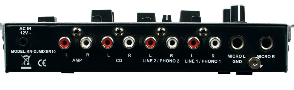 3-Kanal DJ-Mischpult BASIC Mixer König KN-DJMIXER10 – Bild 3